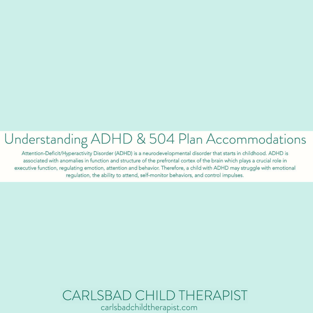 Understanding ADHD & 504 Plan Accommodations
