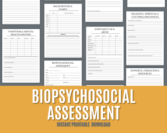Biopsychosocial Assessment
